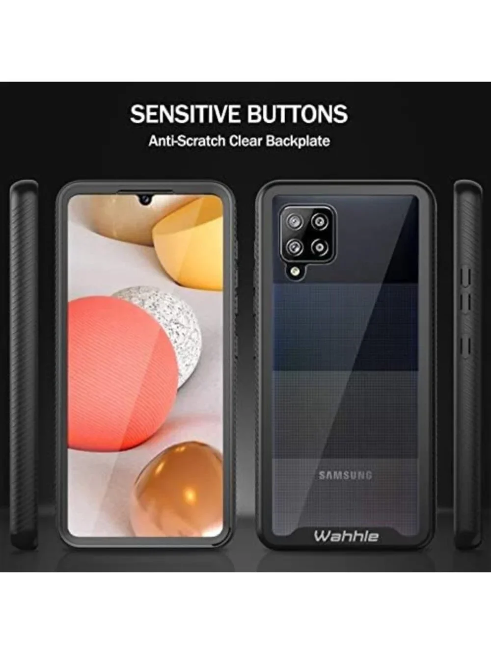 Shockproof Slim Fit Case with Built-in Screen Protector for Samsung Galaxy A42
